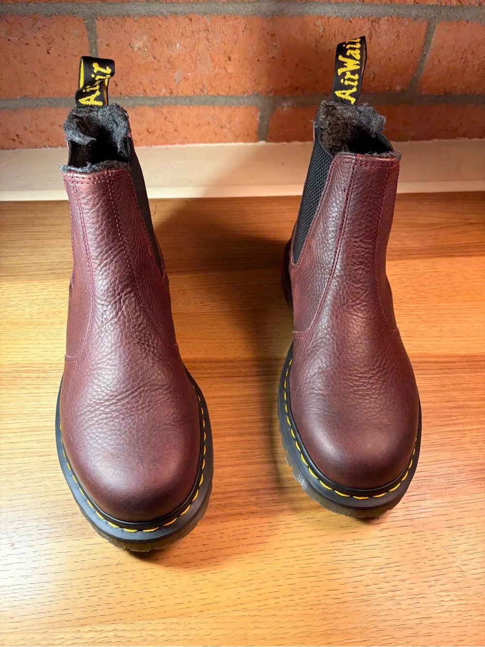 Dr. Martens 2976 WarmWair Men's Dark Brown Leather Chelsea Boots